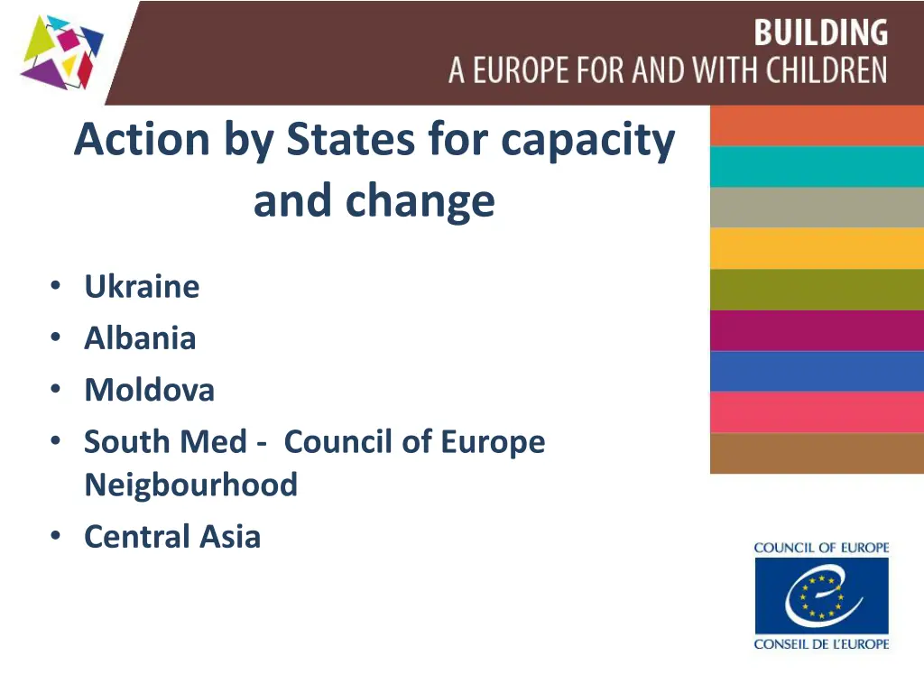 action by states for capacity and change