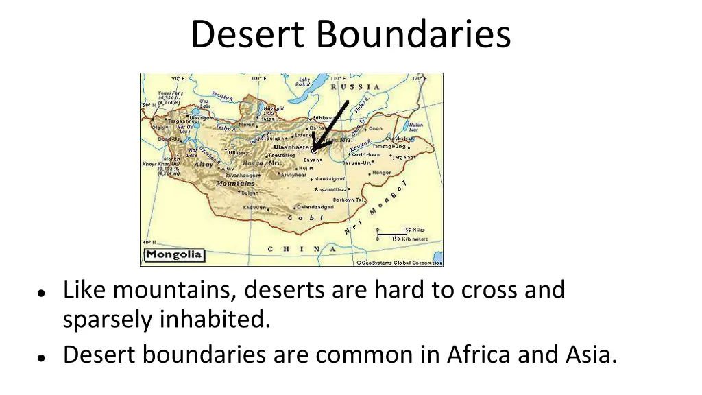 desert boundaries