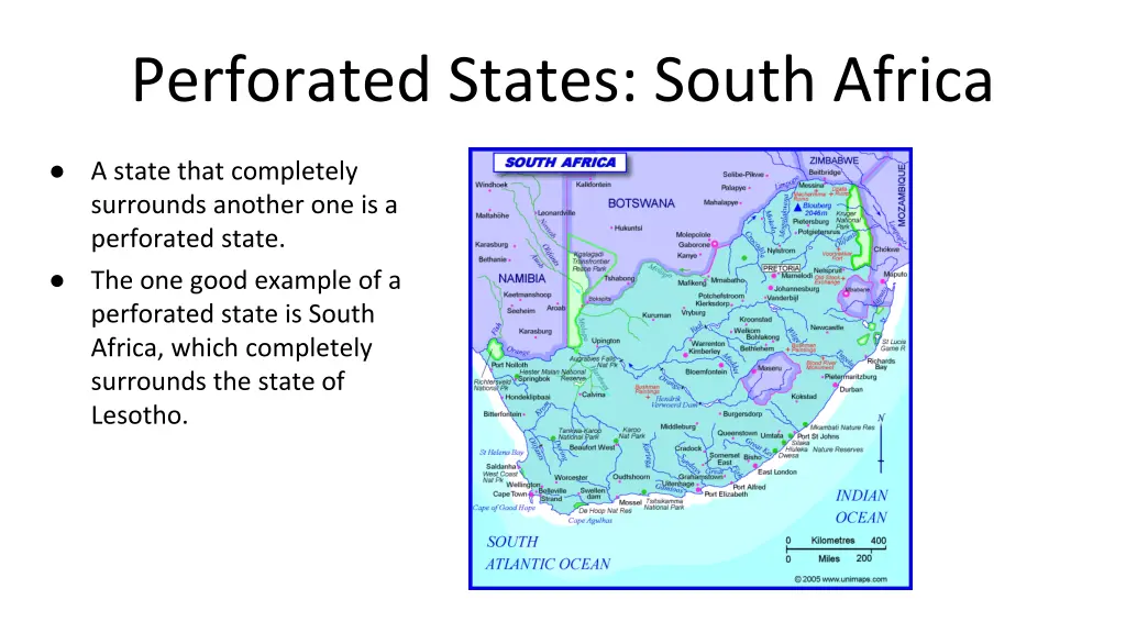 perforated states south africa