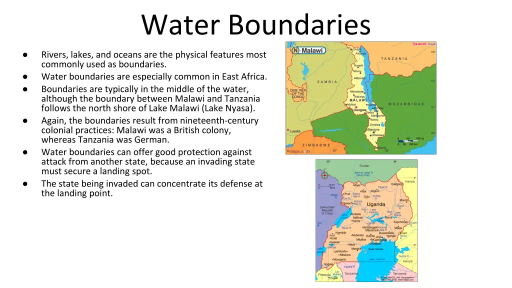 water boundaries