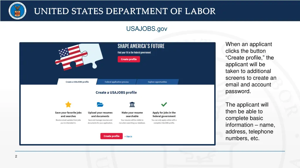 united states department of labor united states 1