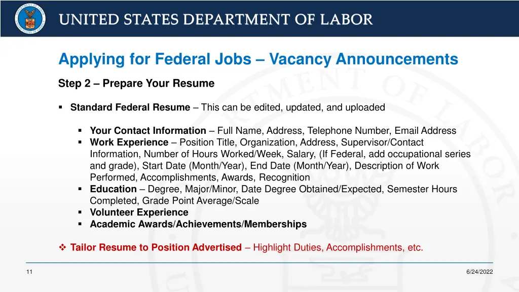 united states department of labor united states 10