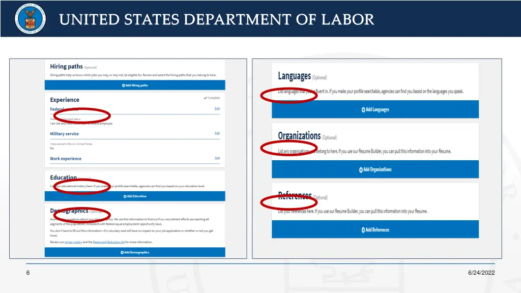 united states department of labor united states 5