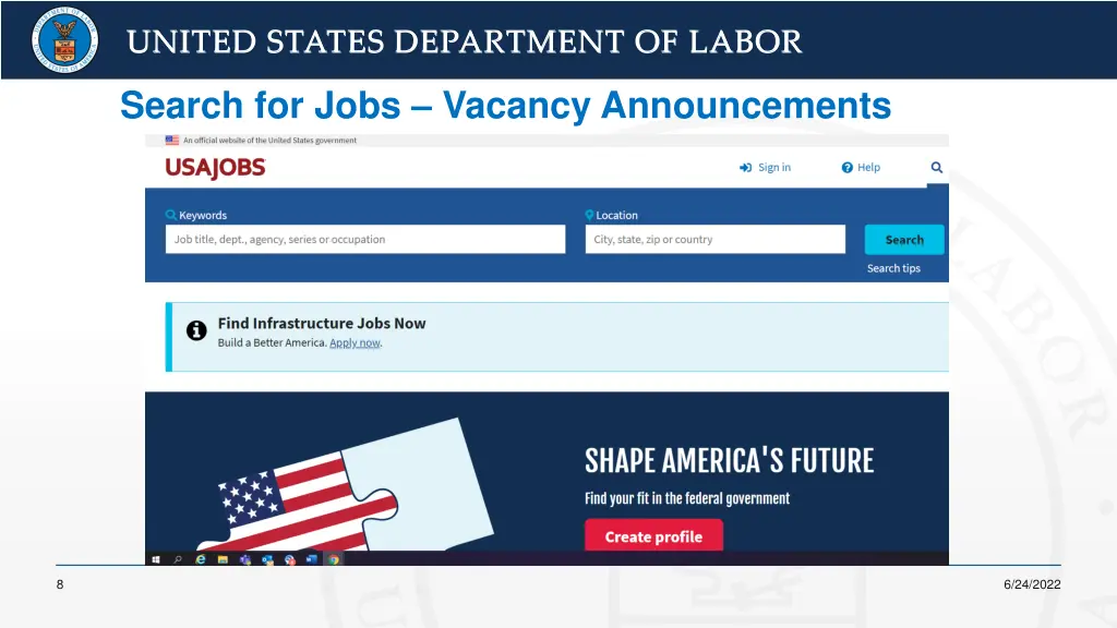 united states department of labor united states 7