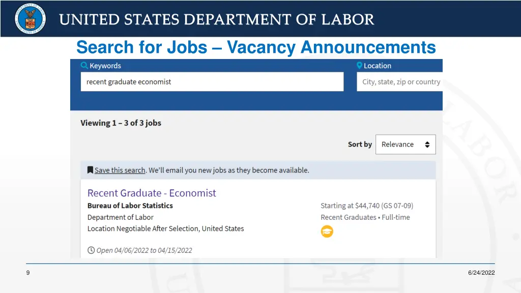 united states department of labor united states 8