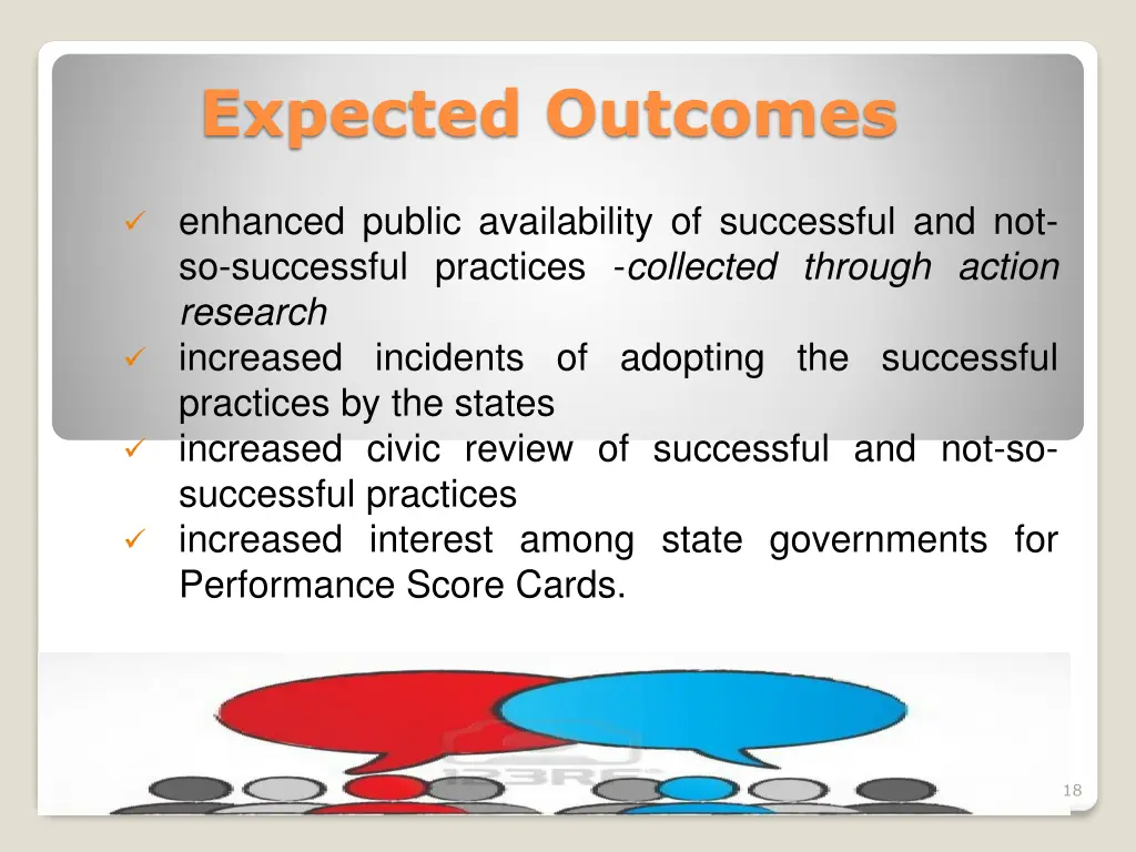 expected outcomes