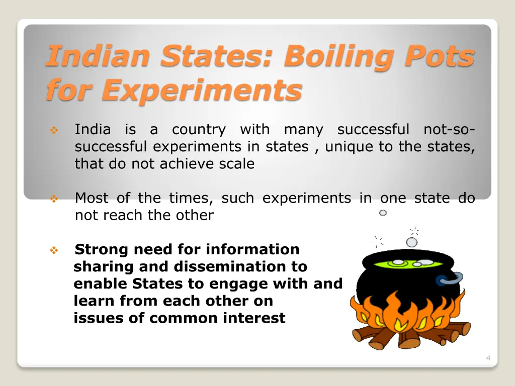 indian states boiling pots for experiments