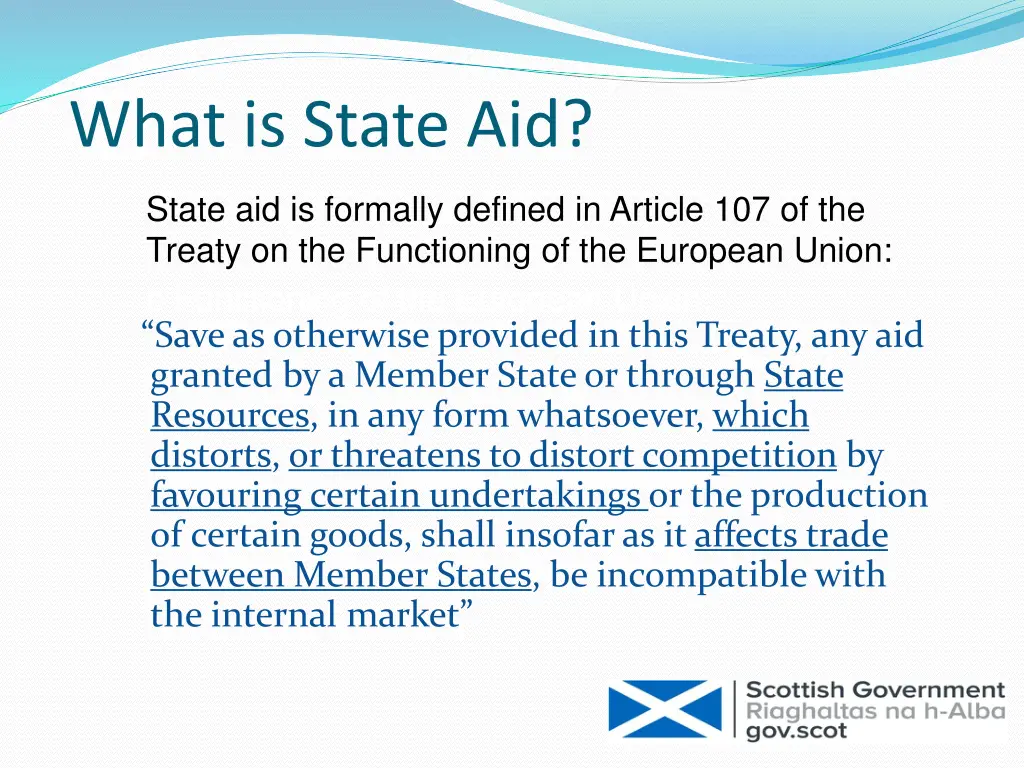 what is state aid