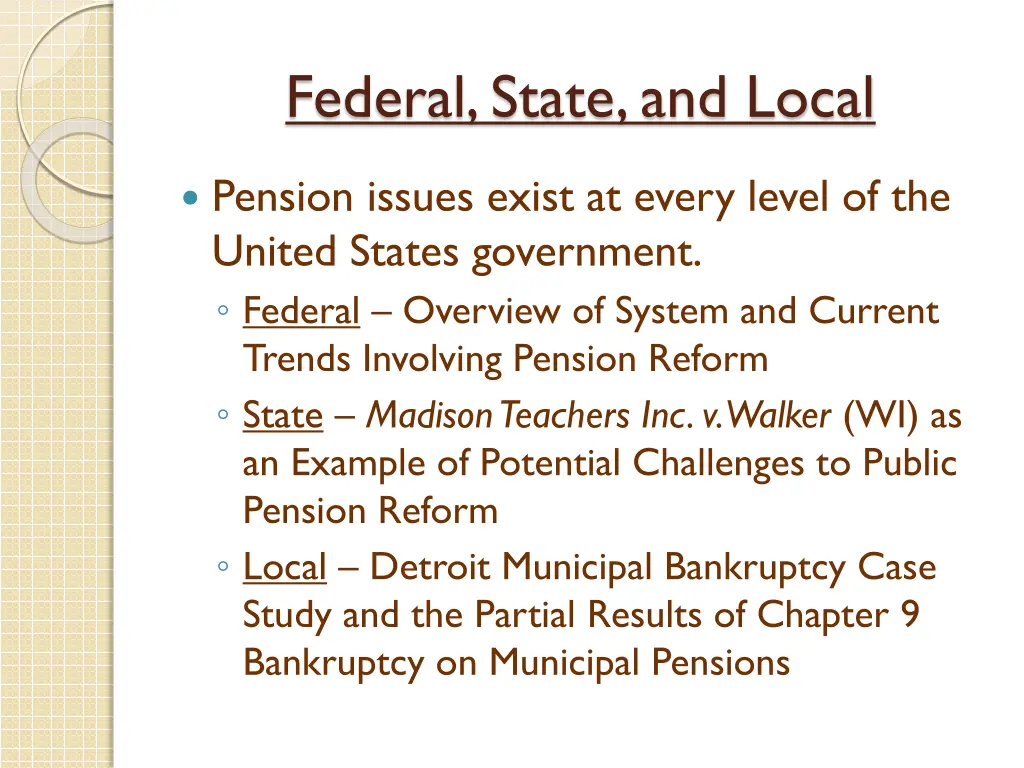 federal state and local