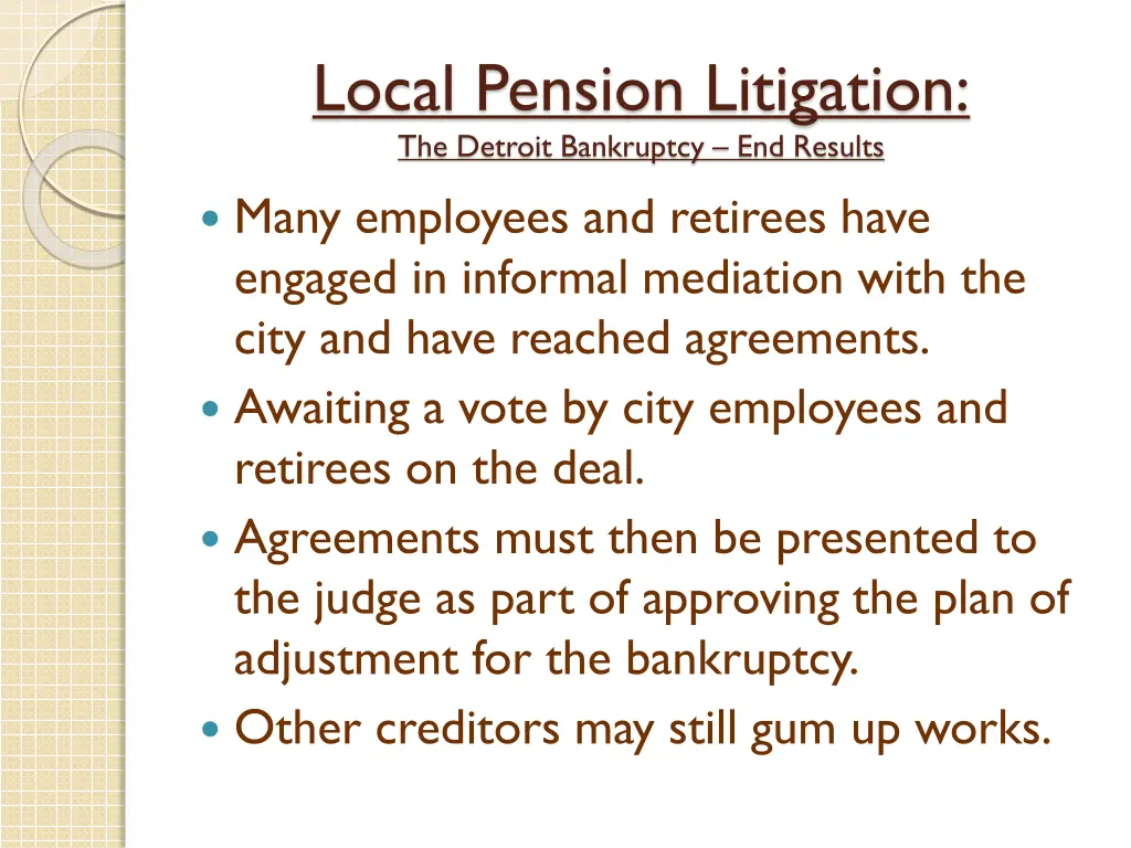 local pension litigation the detroit bankruptcy 3