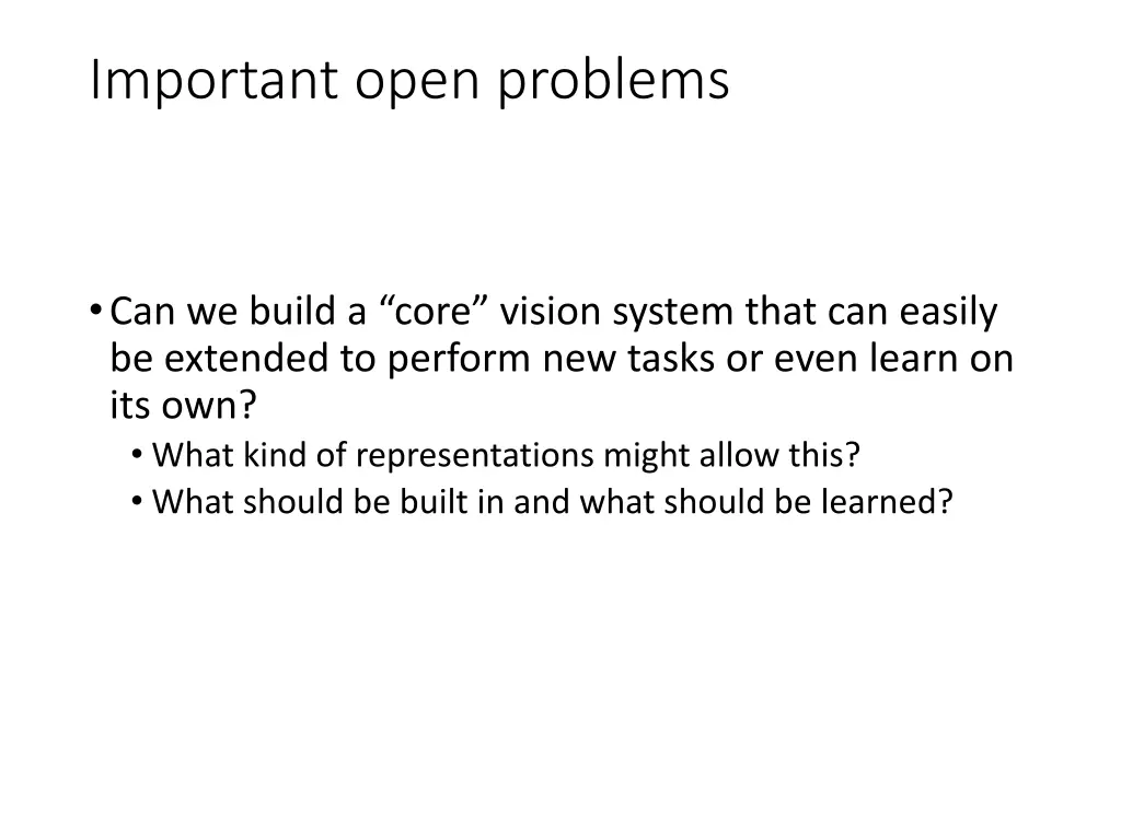 important open problems 3