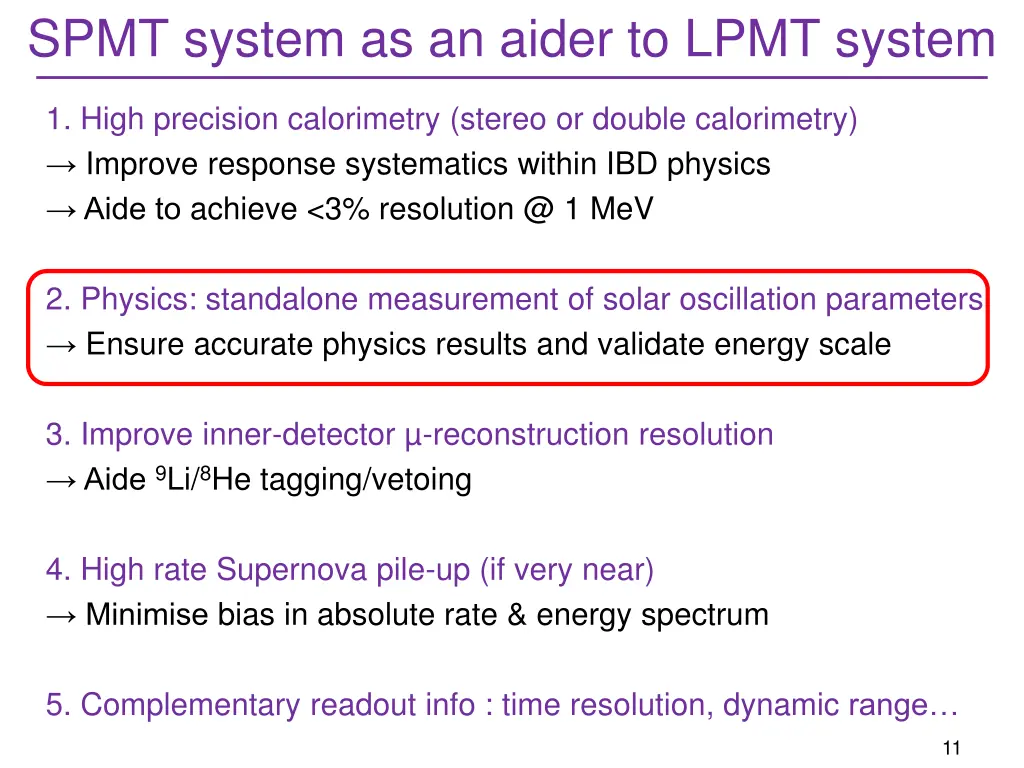 spmt system as an aider to lpmt system