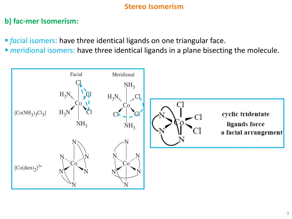 stereo isomerism 1