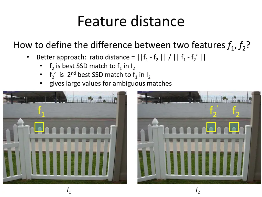 feature distance