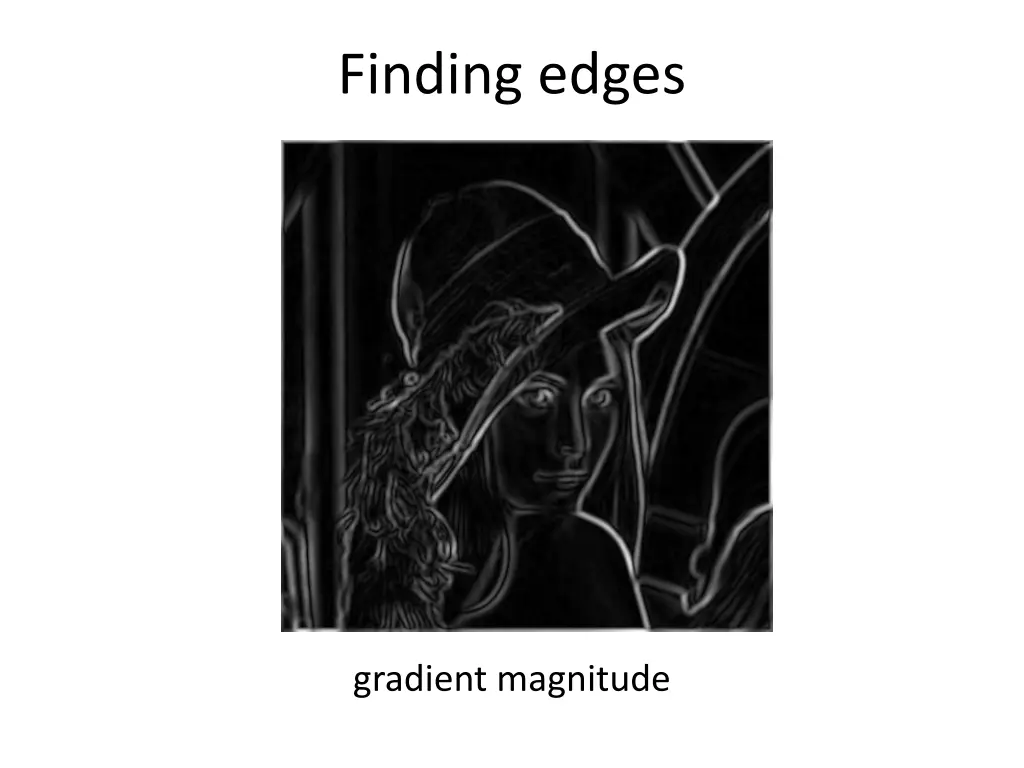 finding edges