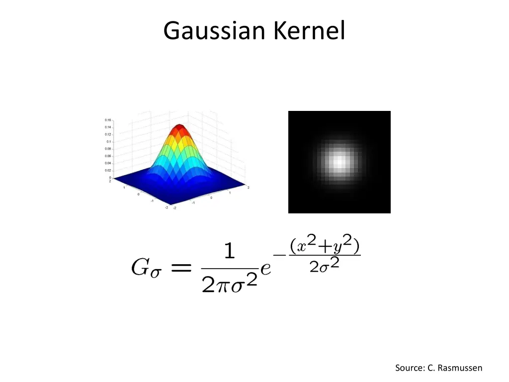 gaussian kernel