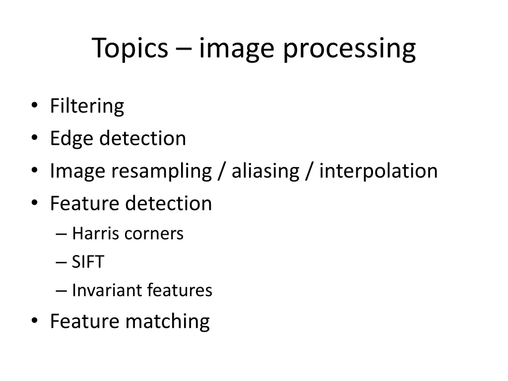 topics image processing