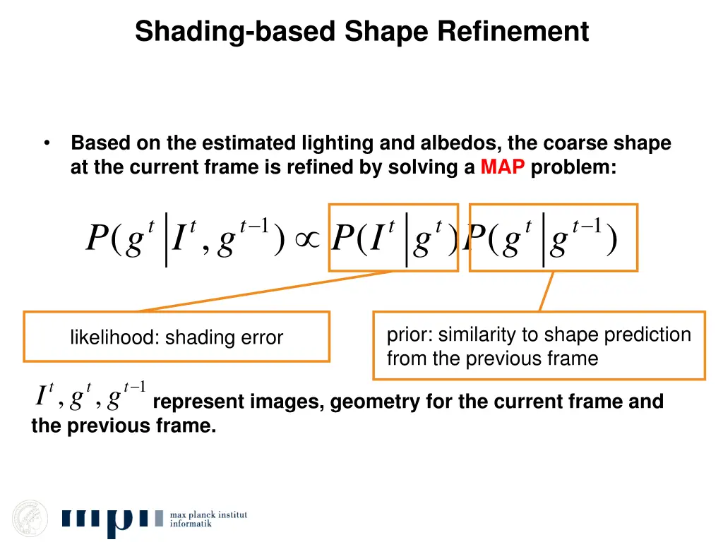 shading based shape refinement