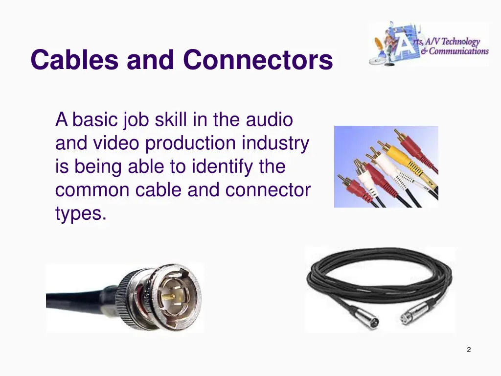 cables and connectors