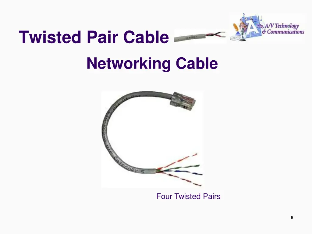 twisted pair cable networking cable