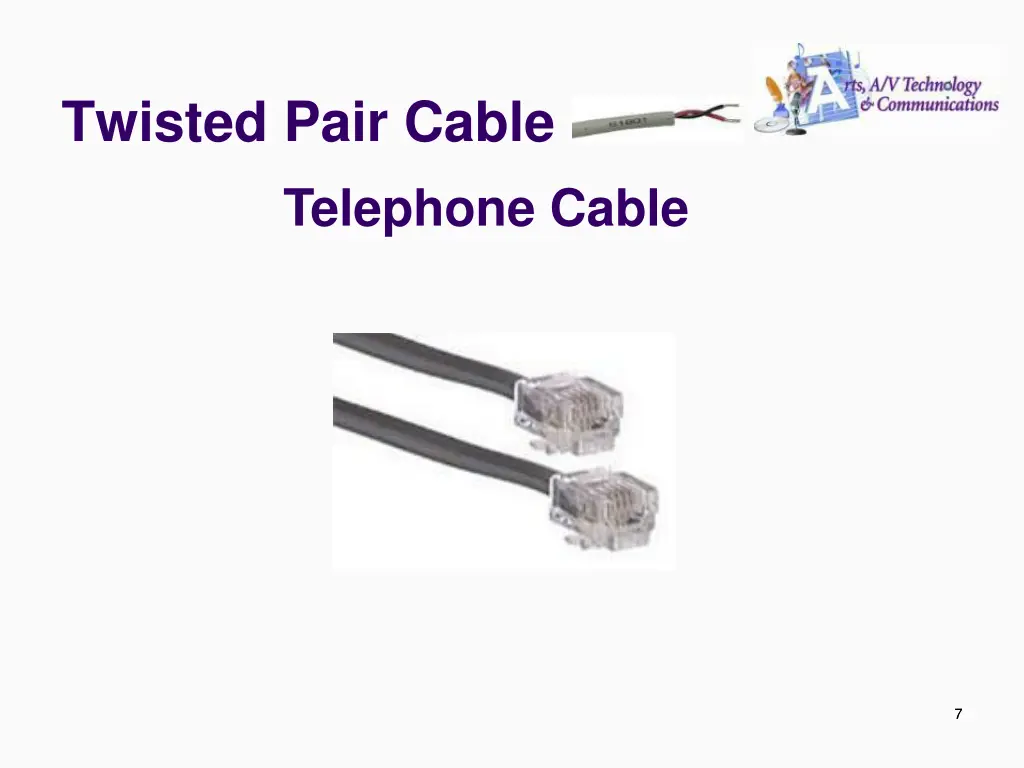 twisted pair cable telephone cable