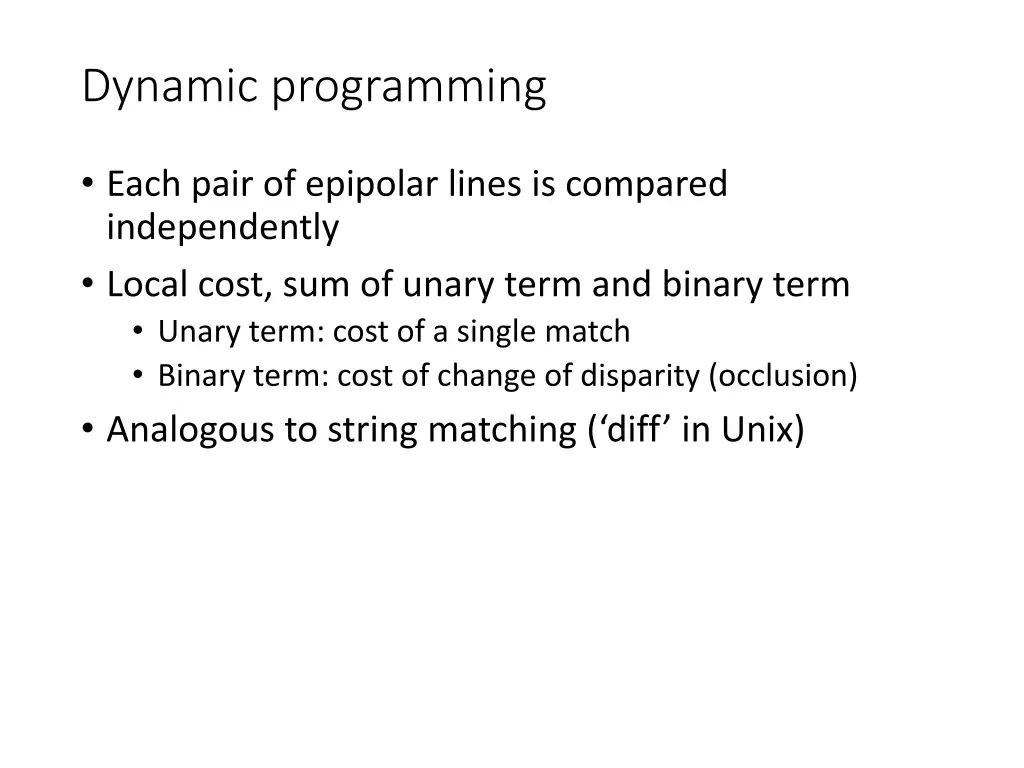 dynamic programming