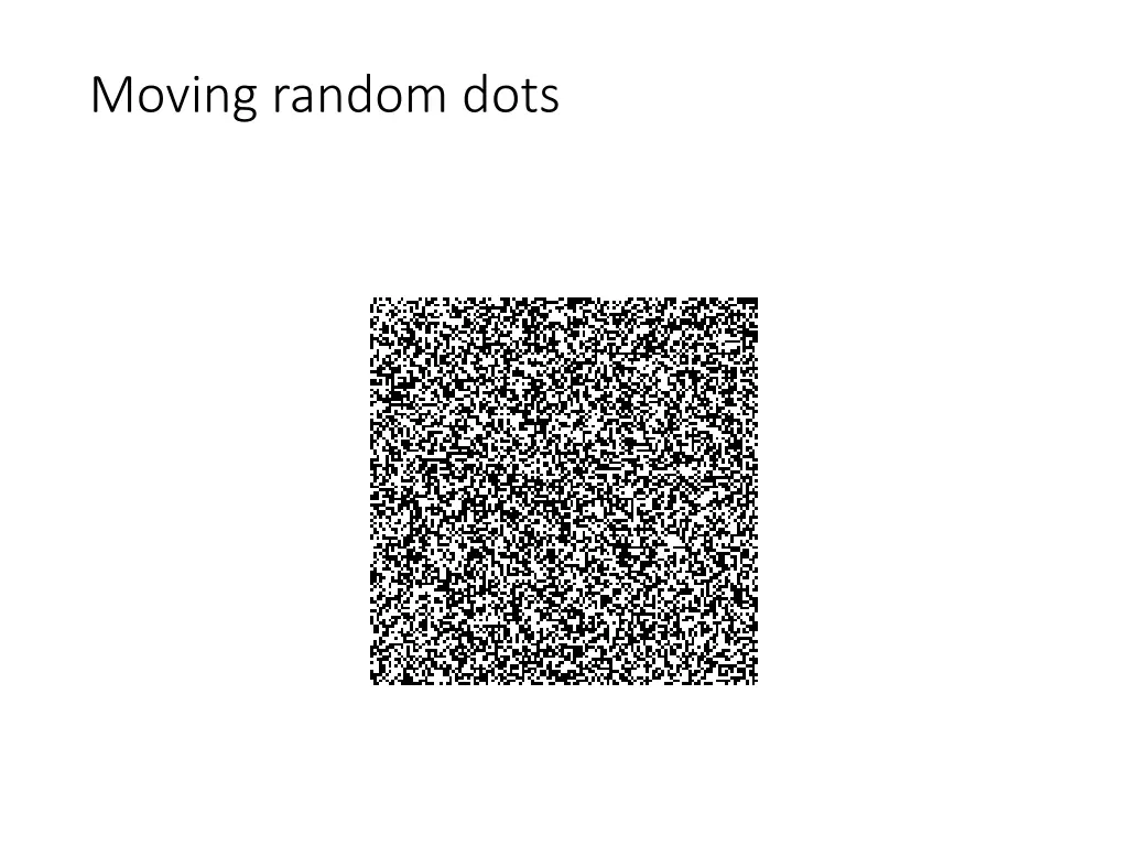 moving random dots