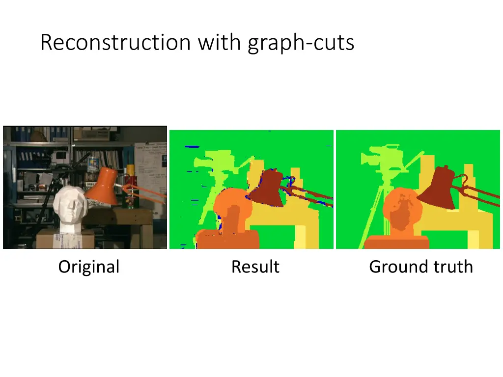 reconstruction with graph cuts