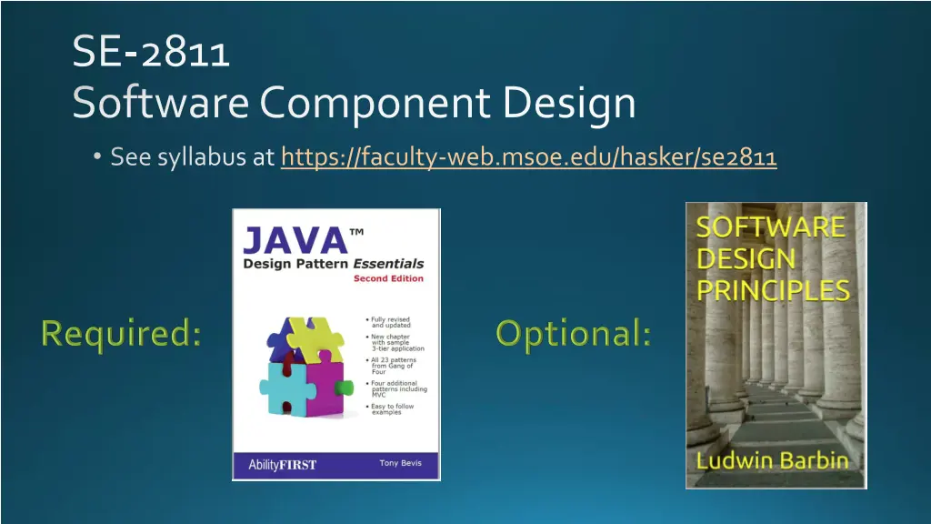 se 2811 software component design 6