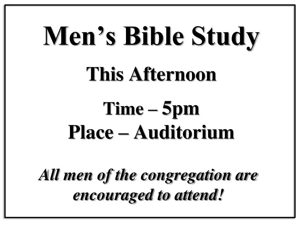 men s bible study