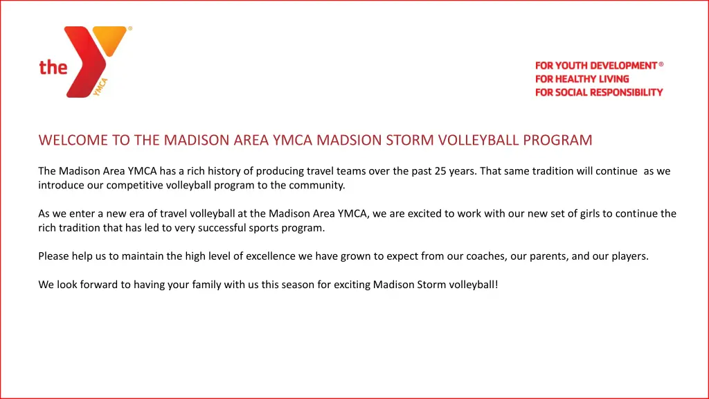 welcome to the madison area ymca madsion storm