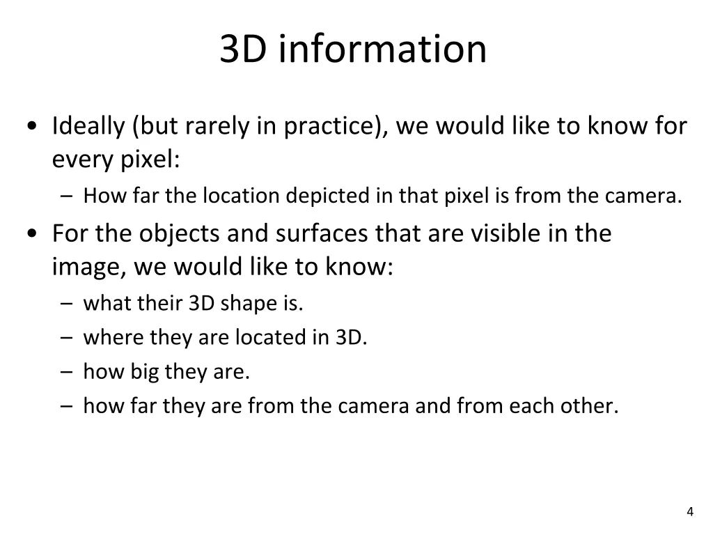 3d information 1