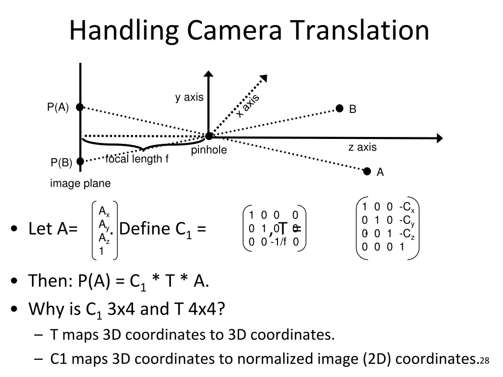 handling camera translation 10