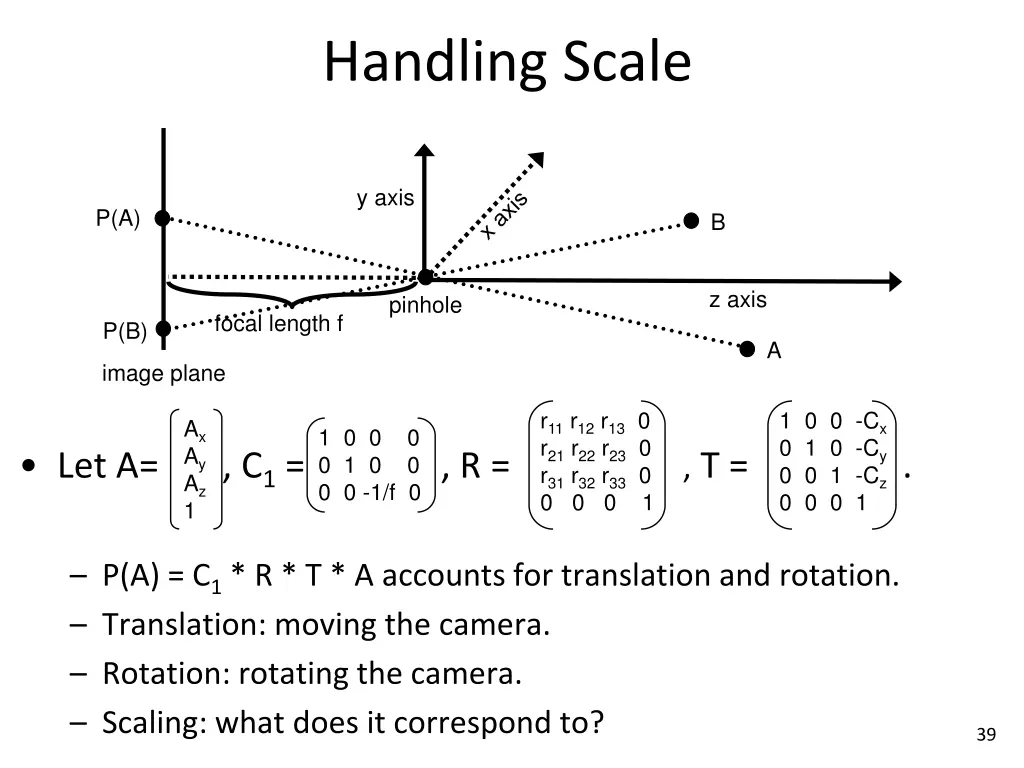 handling scale