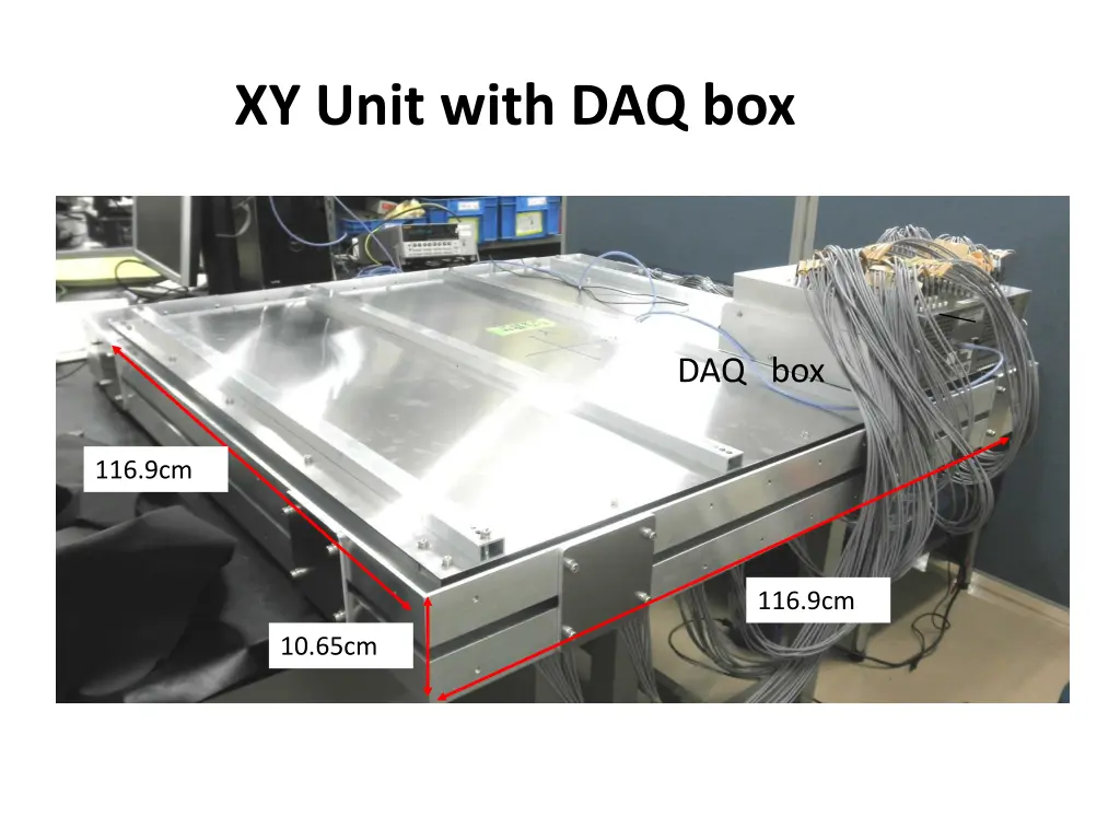 xy unit with daq box