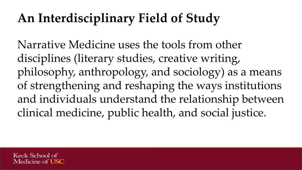 an interdisciplinary field of study