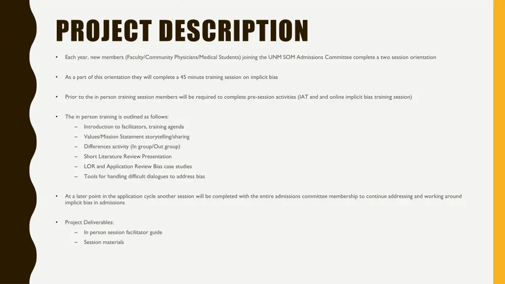 project description