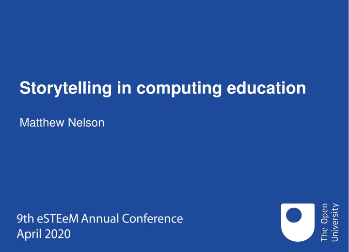 storytelling in computing education