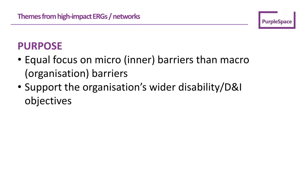 themes from high impact ergs networks 1