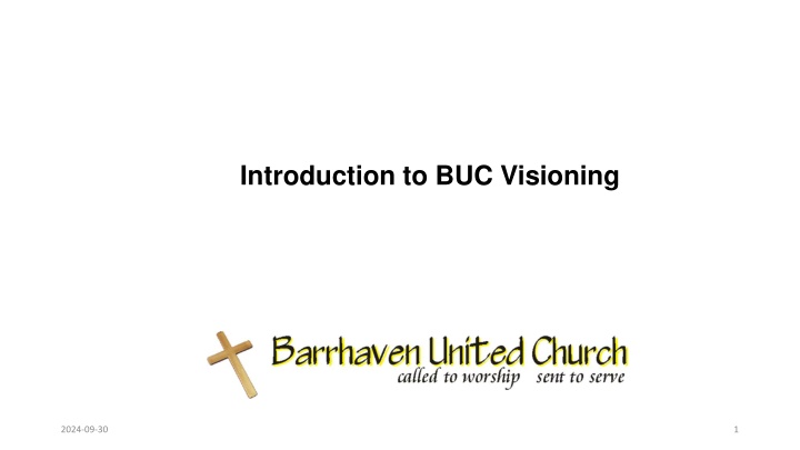 introduction to buc visioning