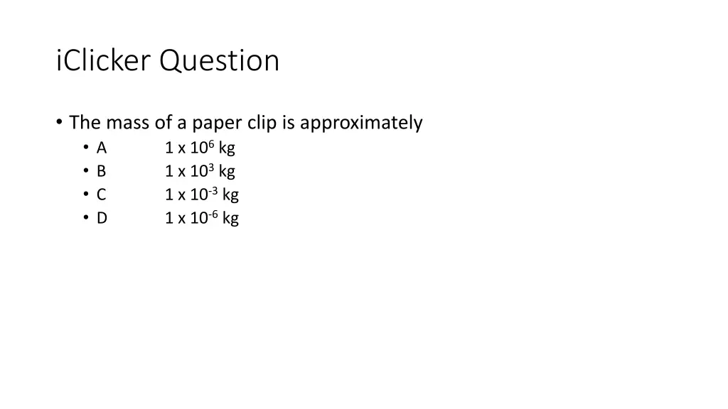 iclicker question 23