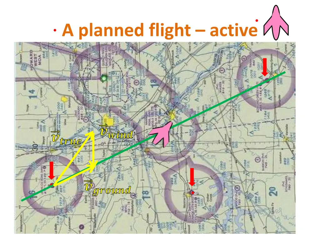 a planned flight active