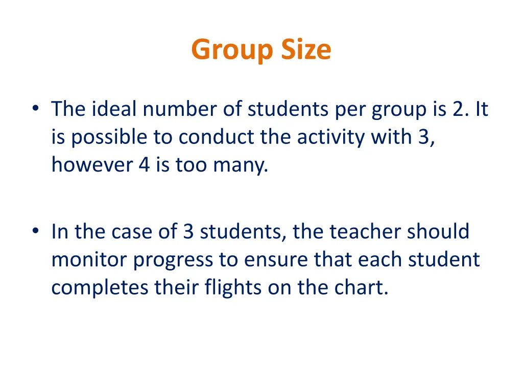 group size