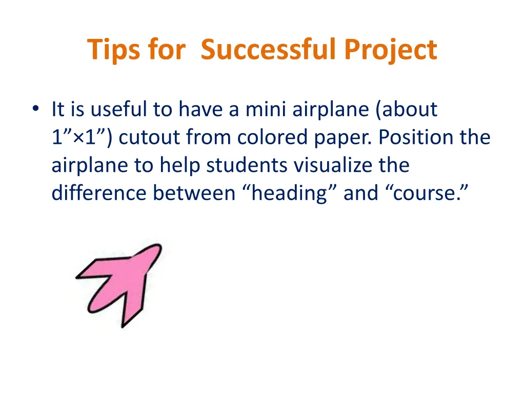 tips for successful project