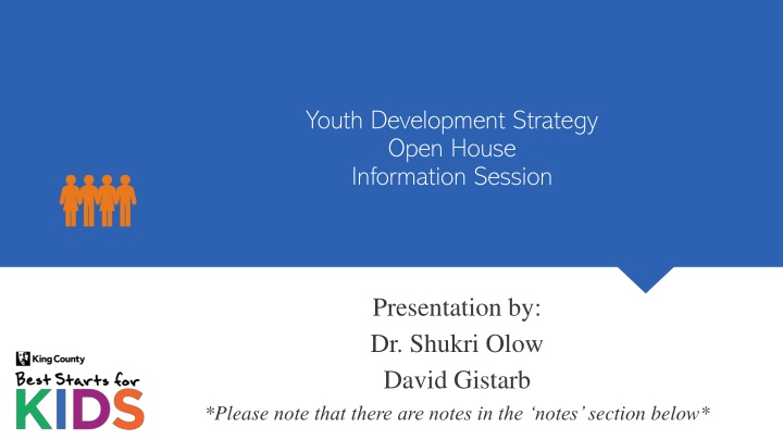 youth development strategy open house information