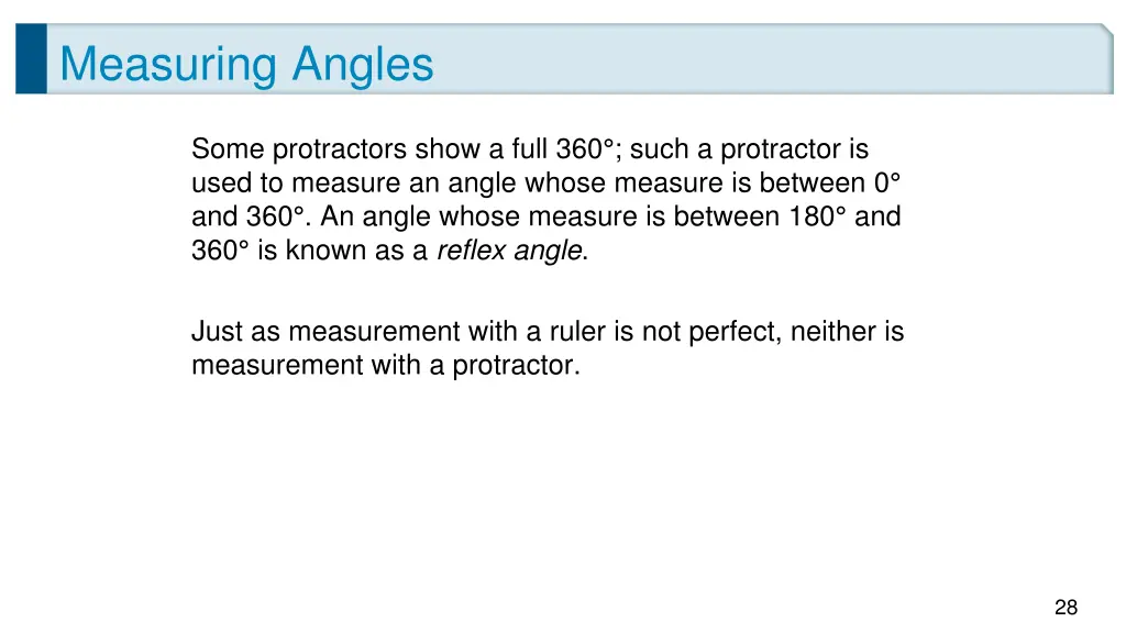 measuring angles 6