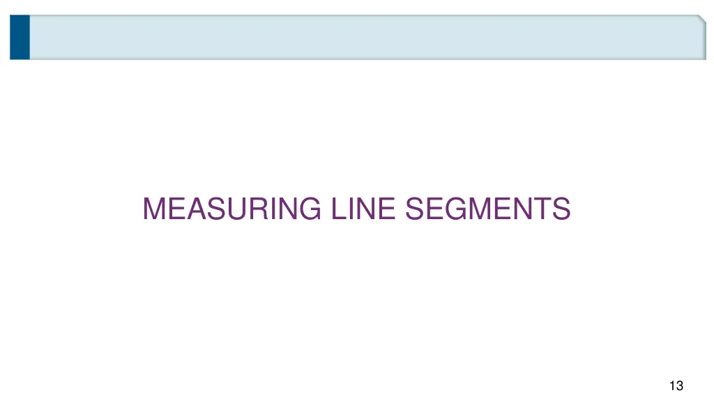 measuring line segments