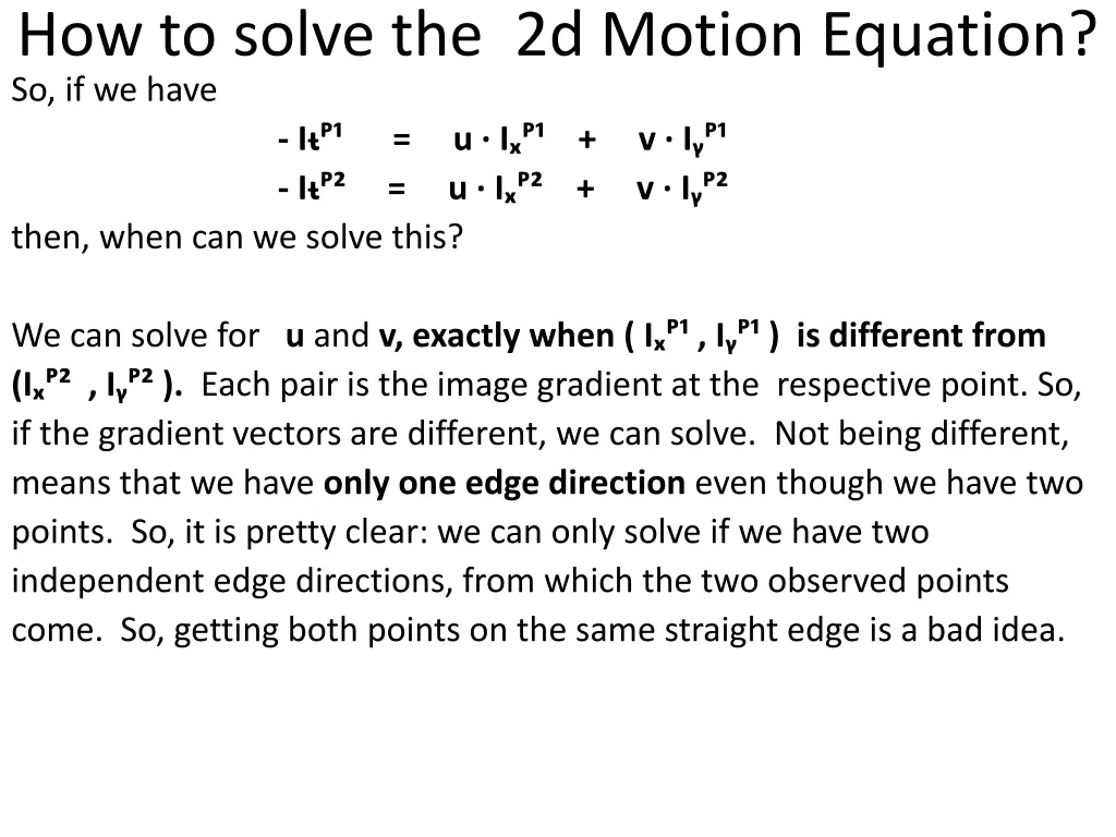 how to solve the 2d motion equation so if we have 1