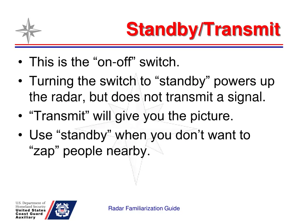 standby transmit