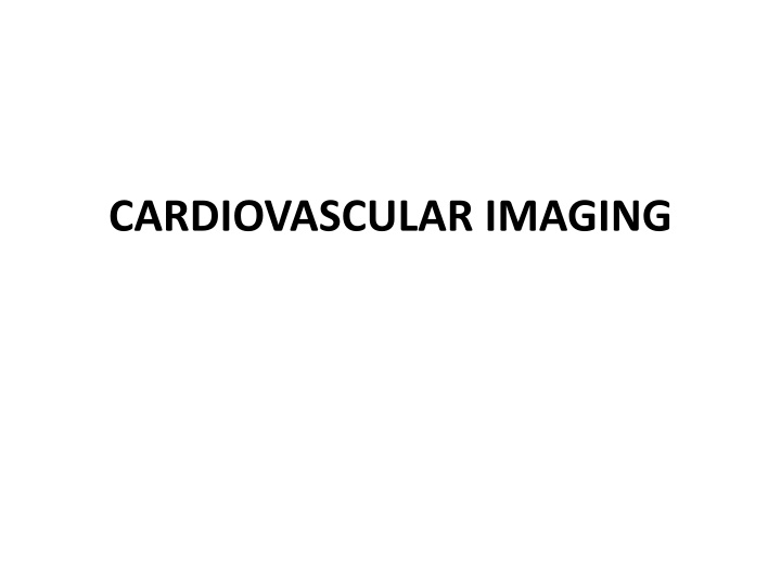 cardiovascular imaging